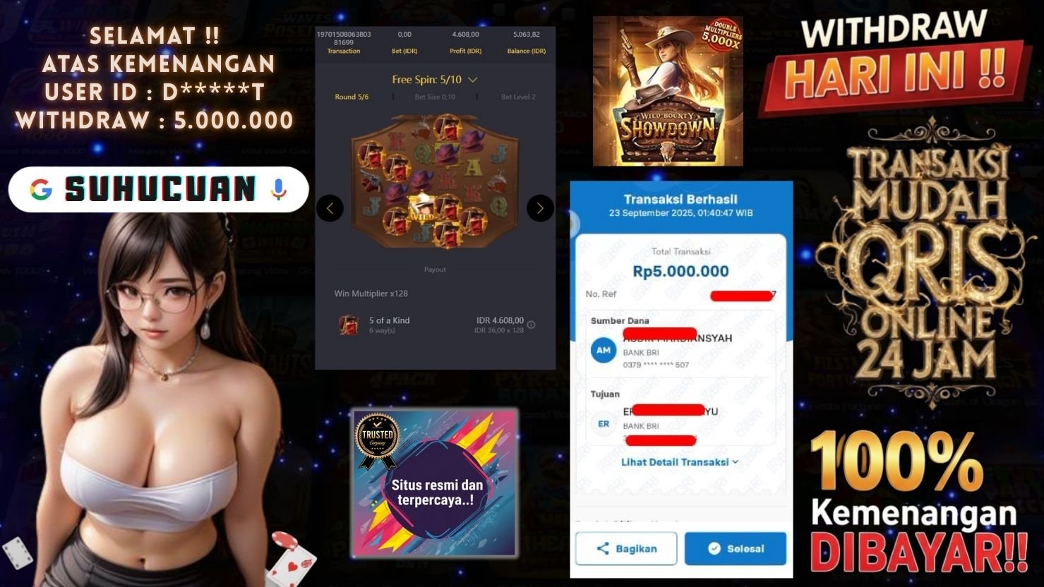 SUHUCUAN JACKPOT SLOT WILD BOUNTY SHOWDOWN